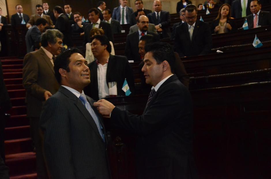 Fernando Garc&iacute;a Gudiel fue juramentado como diputado este jueves. (Foto: cortes&iacute;a Jos&eacute; Castro)