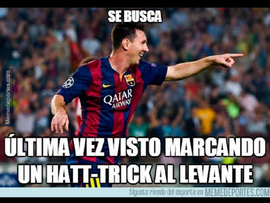 &Eacute;rase una vez, cuando Lionel Messi marcaba goles, tres por partido.&nbsp;