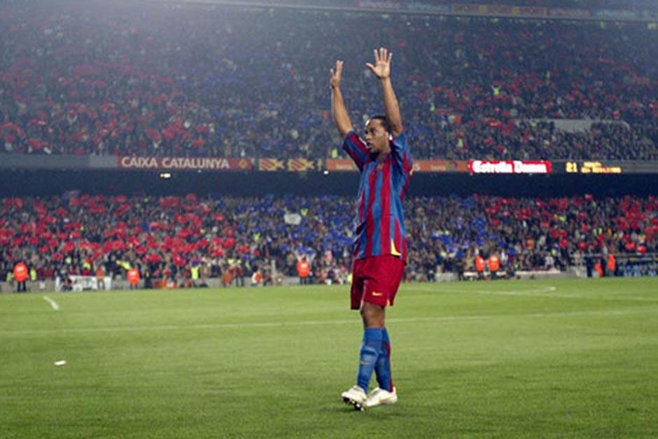 Ronaldinho fue una de las estrellas que dej&oacute; marca en el Barcelona. (Foto: rpp.com.pe)
