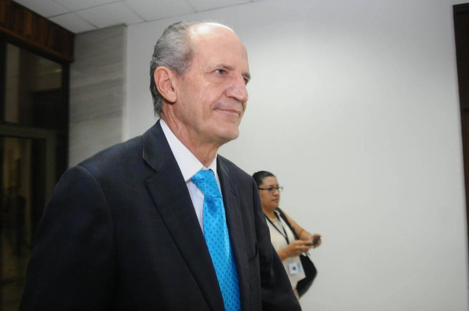 Flavio Montenegro, exgerente del Banco G&T Continental, se present&oacute; este mi&eacute;rcoles ante el Juez. (Foto: Alejandro Balan/Soy502)