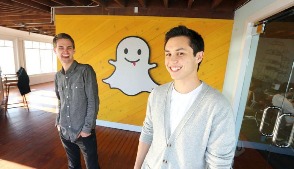 Evan Spiengel y Bobby Murphy son los fundadores de la aplicaci&oacute;n m&oacute;vil Snapchat. (Foto: fortune.com)