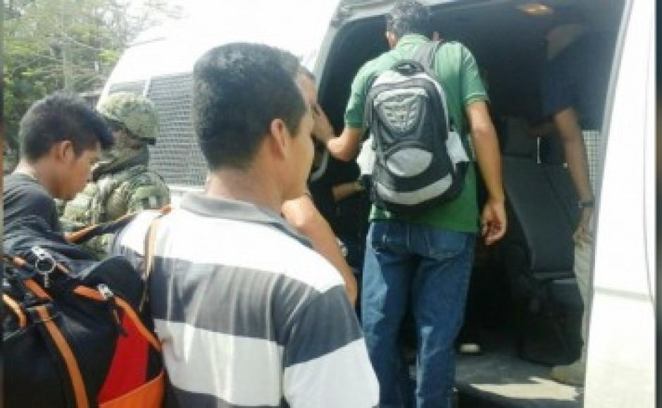 Los 49 migrantes centroamericanos serán repatriados a sus países de origen. (Foto: Grupo de Coordinación Tamaulipas)