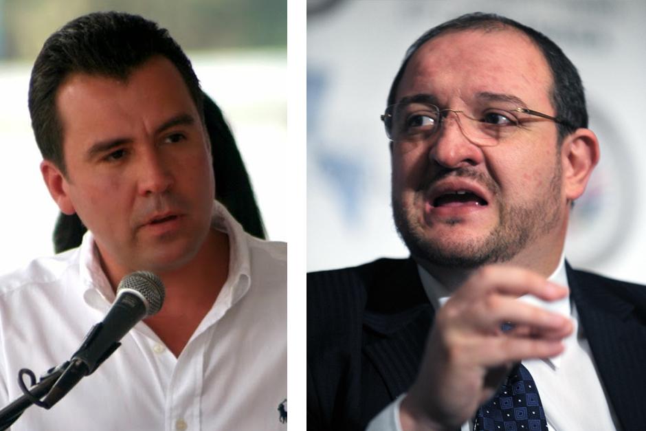 Alejandro Sinibaldi y Fernando Carrera anunciaron su salida del Gabinete de Gobierno, uno para ser el candidato del partido oficial y el otro representará a Guatemala ante la ONU (Foto: Archivo)