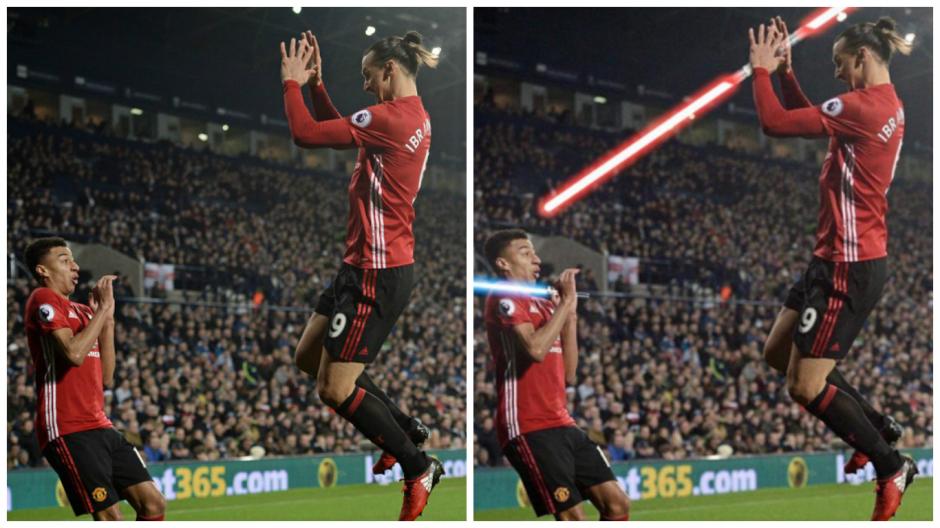 La de la izquierda es la foto original que provoc&oacute; todo. (Foto: AFP/Twitter)