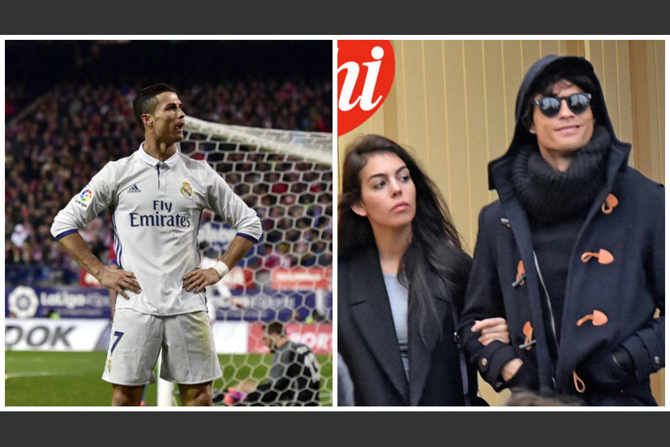Un fot&oacute;grafo capt&oacute; a Cristiano en Paris con su novia espa&ntilde;ola. (Fotos: Chi/AFP)