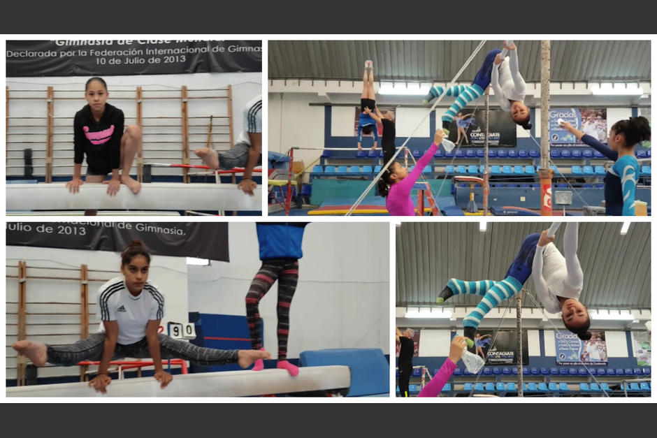 El Mannequin Challenge de las chicas de gimnasia. (Imagen: capturas de pantalla)