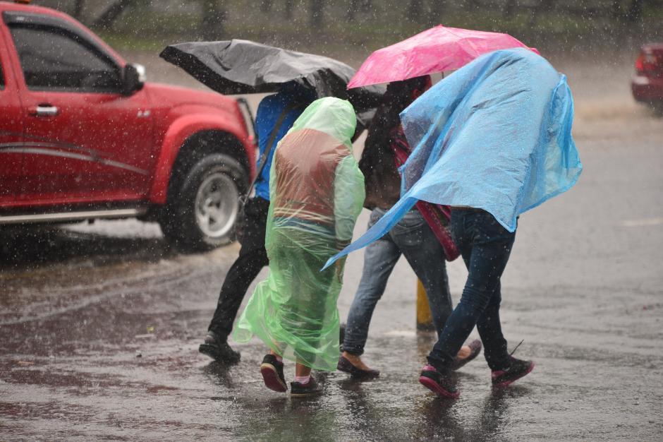 Todo el fin de semana el territorio nacional estuvo afectado por las lluvias. (Foto: Archivo/Soy502)