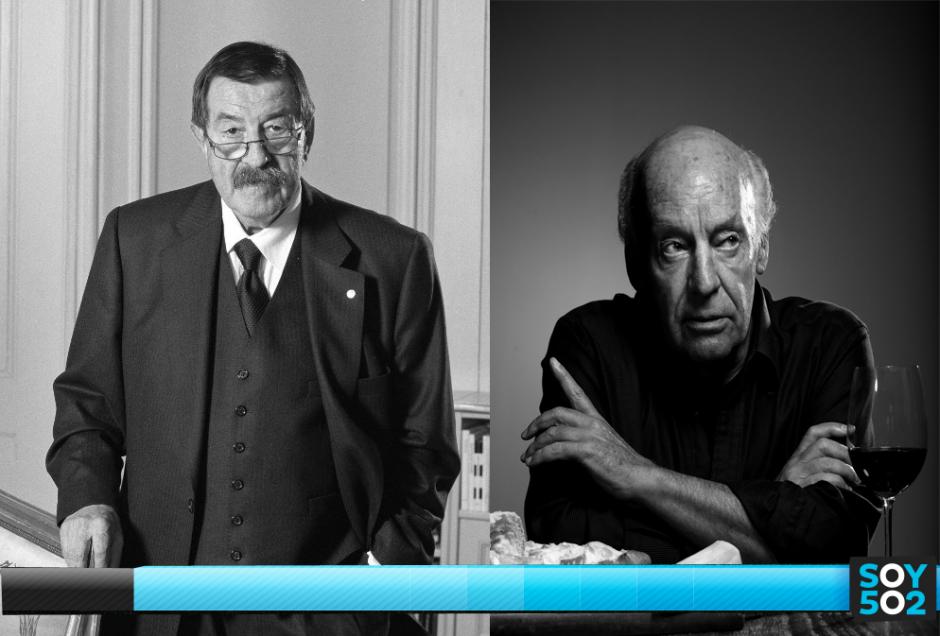 Los escritores G&uuml;nter Grass (87) y Eduardo Galeano (74) fallecieron este lunes.