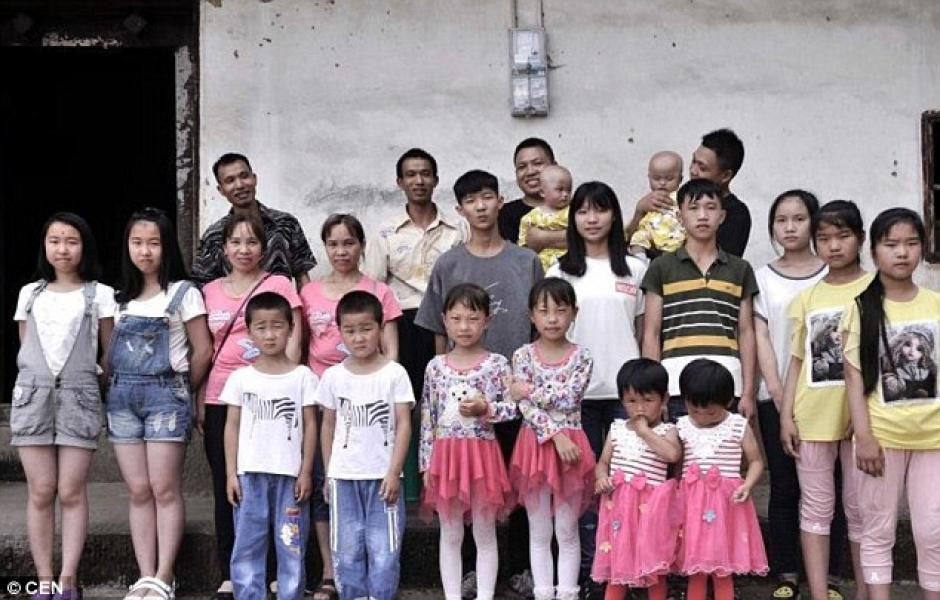 Qingyuan es un pueblo donde hay 367 casas y tiene 39 parejas de gemelos. (Foto: DailyMail)