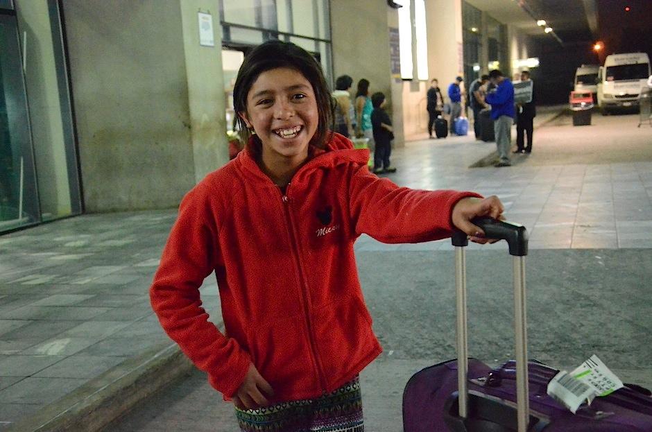 Gloria L&oacute;pez arrib&oacute; a su tierra com una sonrisa en el rostro. (Foto: Selene Mej&iacute;a/Soy502)&nbsp;