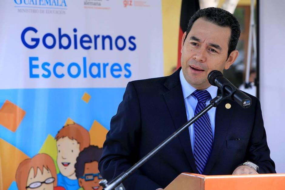 Durante el lanzamiento de los gobiernos escolares del Mineduc particip&oacute; el Presidente y el ministro. (Foto: Mineduc) 