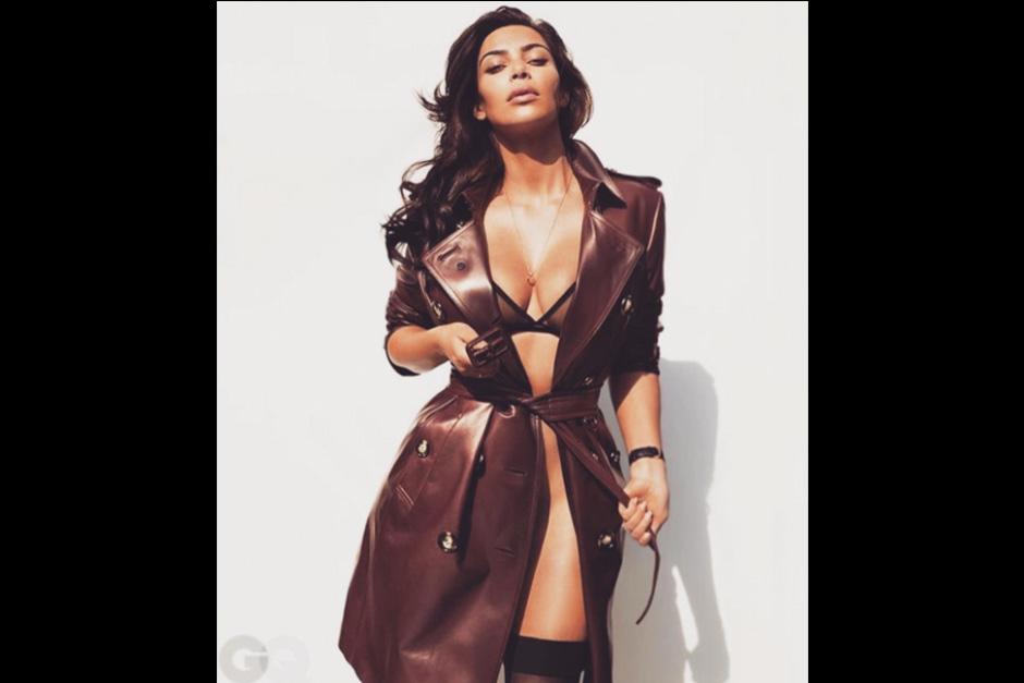 Kim demuestra su perdida de peso su con unas fotos muy sexys en la edici&oacute;n norteamericana de la revista. (Foto: GQ)