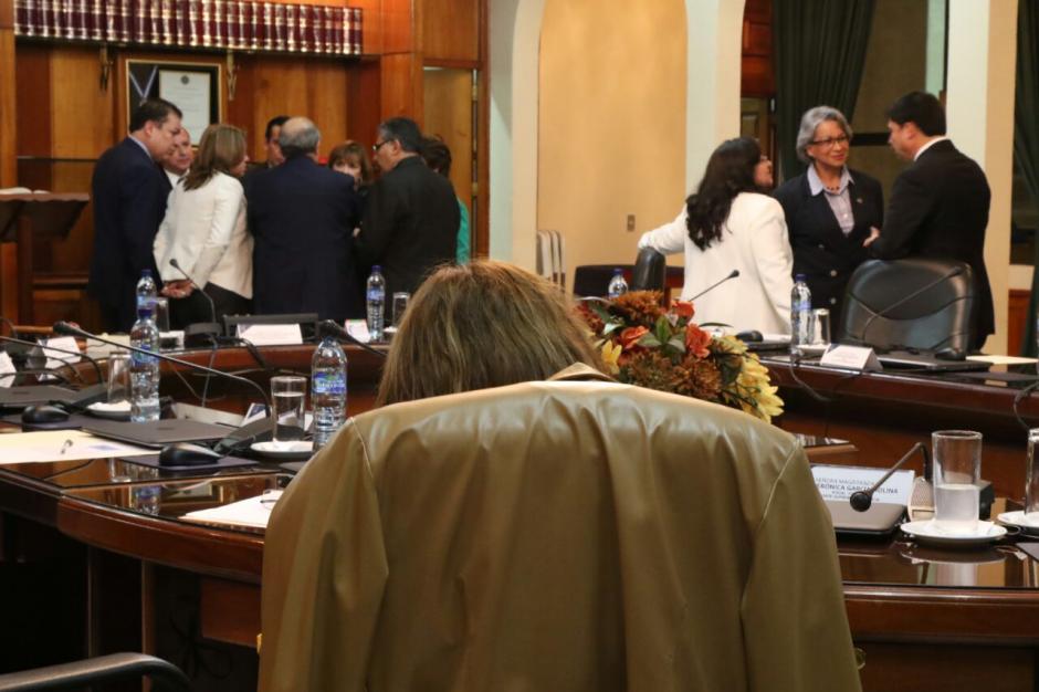 Los dos grupos de magistrados no llegan a acuerdos para elegir al presidente de la CSJ. (Foto: Alejandro Bal&aacute;n/Soy502)
