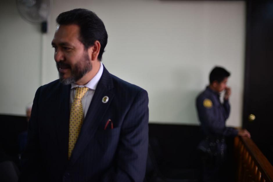 El exdiputado est&aacute; acusado de tr&aacute;fico de influencias y cohecho activo. (Foto: Jes&uacute;s Alfonso/Soy502) 