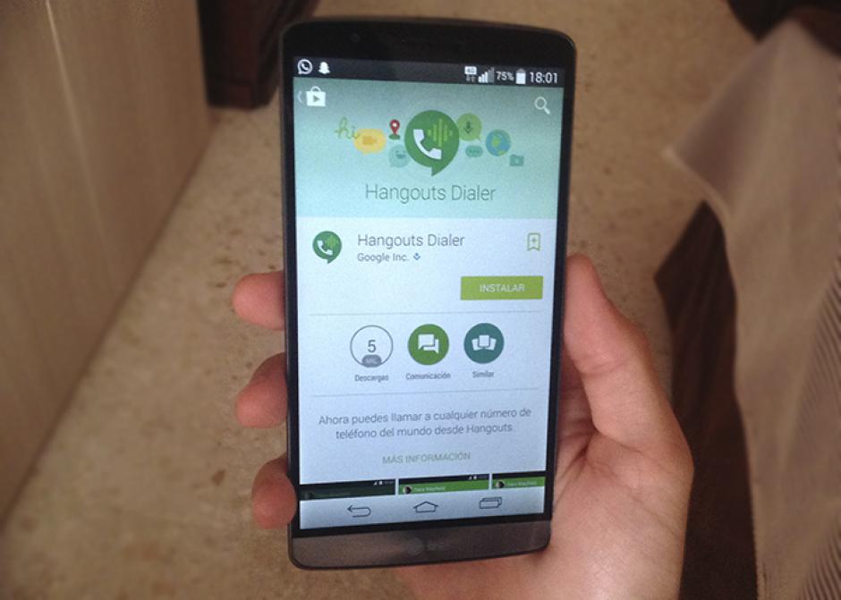Las llamadas de Hangouts son las que m&aacute;s datos consumen, pero es la aplicaci&oacute;n que mejor calidad te ofrece. (Foto: andro4all)