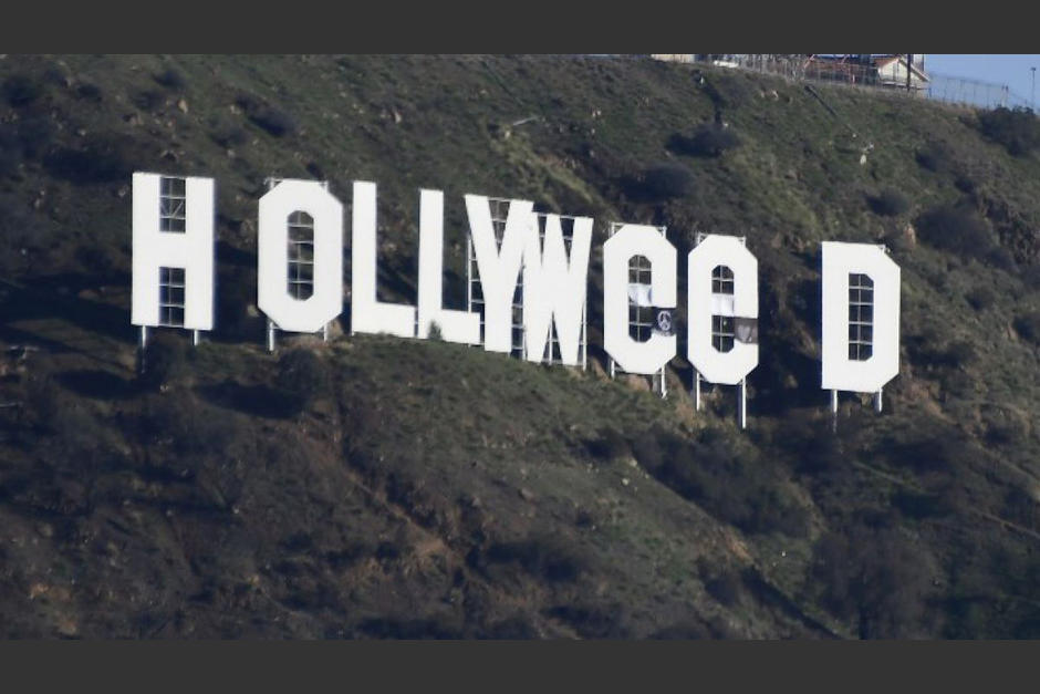 El autor del famoso "Hollyweed" fue identificado como Zachary Cole Fern&aacute;ndez, un artista de 30 a&ntilde;os, quien se entreg&oacute; a las autoridades. (Foto:AFP)&nbsp;