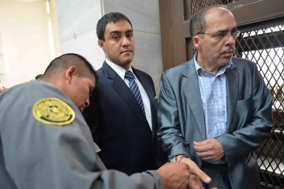 Otto Fernando Molina Stalling en la Torre de Tribunales para ser parte de la audiencia de primera declaración. &nbsp;(Foto: Jesús Alfonso/Soy502)&nbsp;