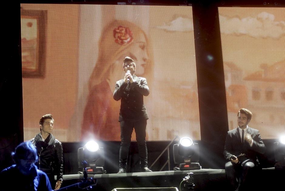 Giaunluca, Piero e Ignazio rindieron un homenaje a las baladas m&aacute;s rom&aacute;nticas de todos los tiempos. (Jes&uacute;s Alfonso/Soy 502)