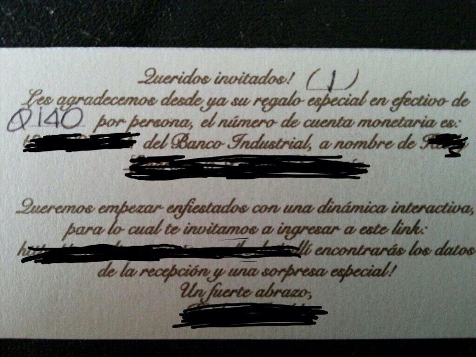 Una boda es un acontecimiento m&aacute;gico. La forma de invitar no puede parecerse a una extorsi&oacute;n.