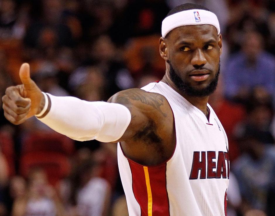 LeBron James consigue un r&eacute;cord de franquicia y el Heat sigue en racha. (Foto: AFP)
