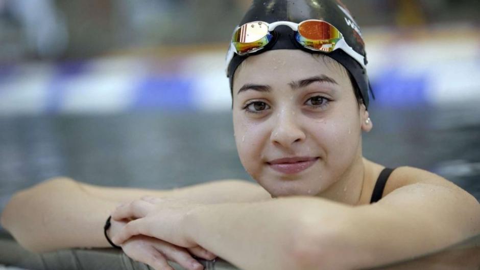 Yusra Mardini, la adolescente siria que competir&aacute; bajo la bandera del COI.  (ElConfidencial)