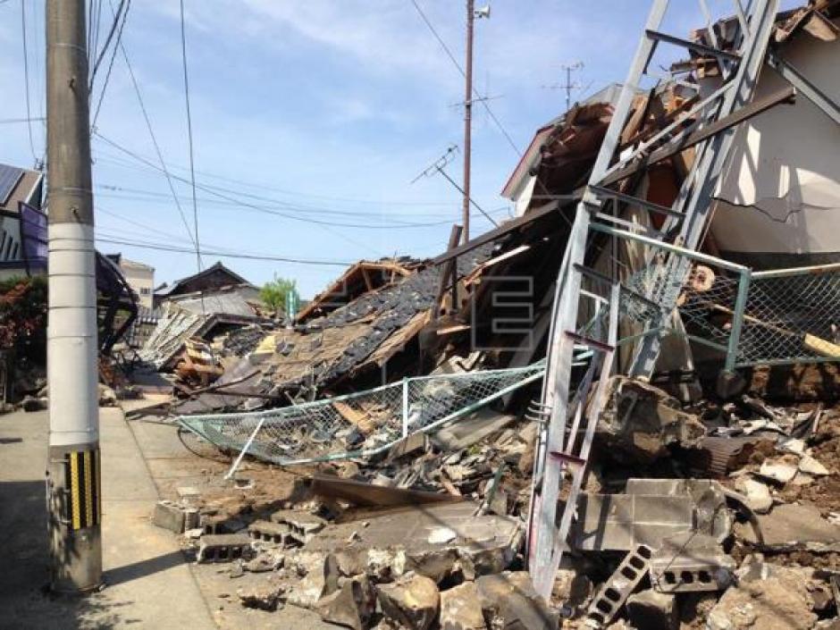 &nbsp;Un fuerte terremoto de magnitud 7 en la escala de Richter sacudi&oacute; &nbsp;el sur de Jap&oacute;n. (Foto: Efe)