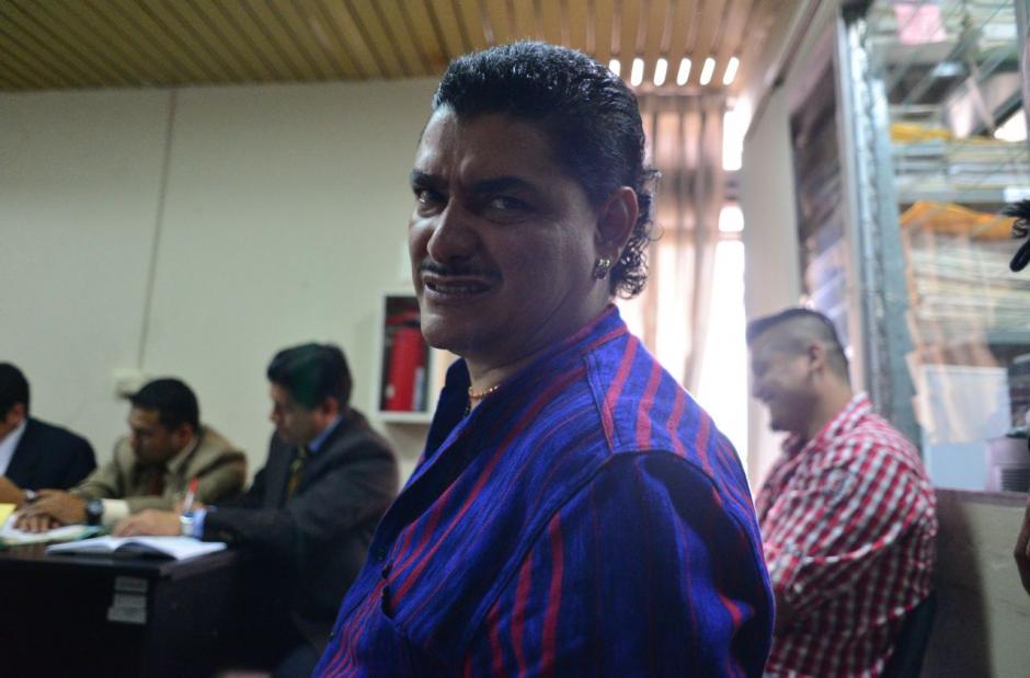 Marlon Puente en el juzgado donde se le dio la pena. (Foto: Wilder L&oacute;pez/Soy502)&nbsp;