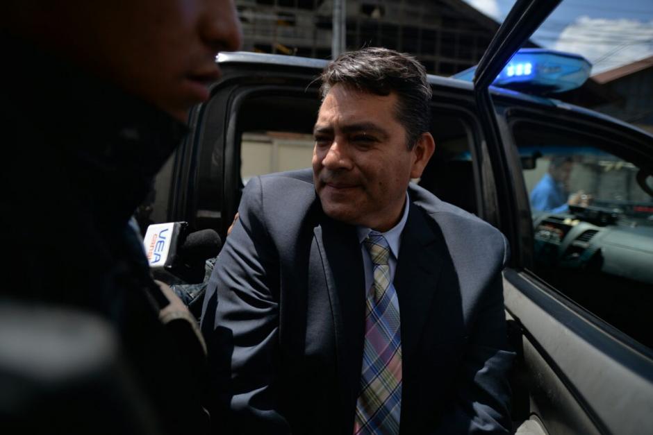 Trasladan al exdiputado Edgar Cristiani a la Torre de Tribunales. (Foto: Wilder L&oacute;pez/ Soy502)