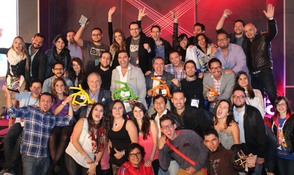 Todos los ganadores de las diferentes agencias de publicidad que participaron en la gala de entrega de los Premios Jade. (Foto: Stanley Herrarte/Nuestro Diario)