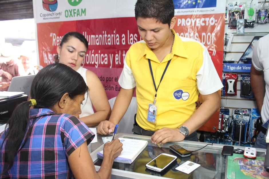 En cualquiera de las agencias de Tigo Money, las personas beneficiadas pueden recibir la transferencia electrónica.&nbsp;