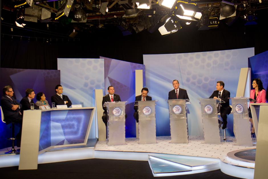 Hoy se transmiti&oacute; el primer Foro Presidenciables 2015 en el cual se entrevistaron a los primeros cinco candidatos. (Foto: Alejandro Bal&aacute;n/Soy502)
