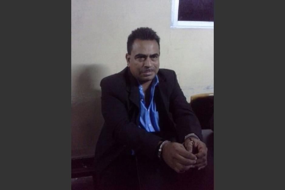 Jos&eacute; Adolfo D&iacute;az Lemus, de 44 a&ntilde;os, fue capturado en Tribunales. (Foto: PNC)&nbsp;