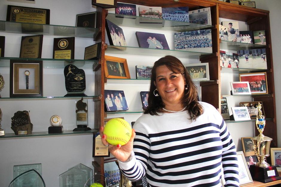 Patty Godoy, es la lanzadora m&aacute;s exitosa de la historia del softbol guatemalteco. (Foto: Luis Barrios/Soy502) 