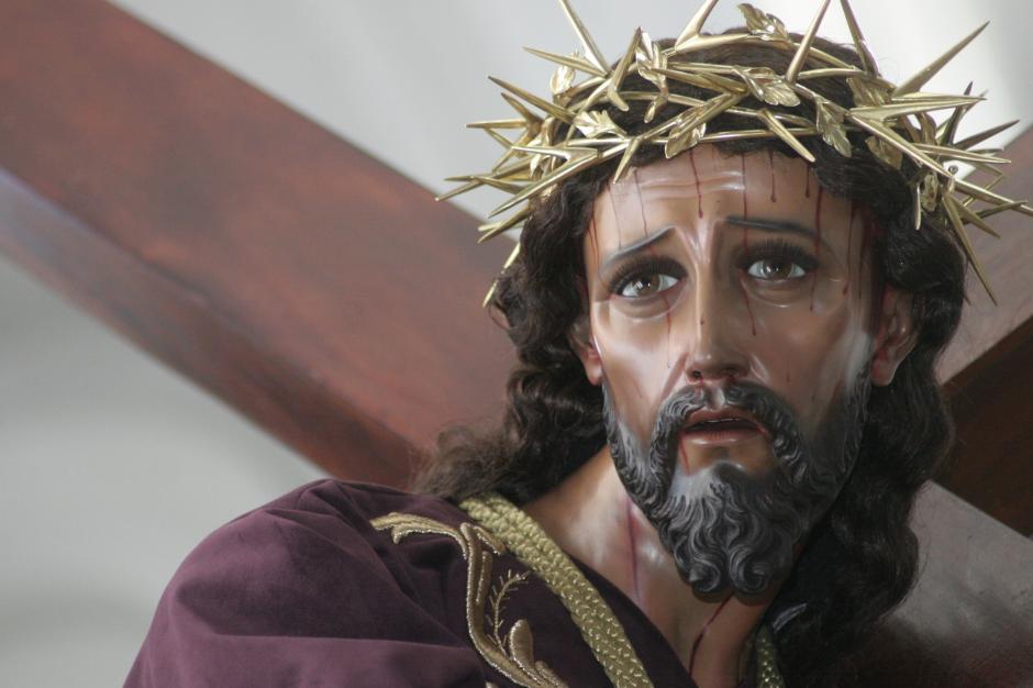 Jes&uacute;s del Consuelo, del Templo de la Recolecci&oacute;n, sali&oacute; hoy, el s&aacute;bado anterior a Ramos. (Foto: Ra&uacute;l Illescas).