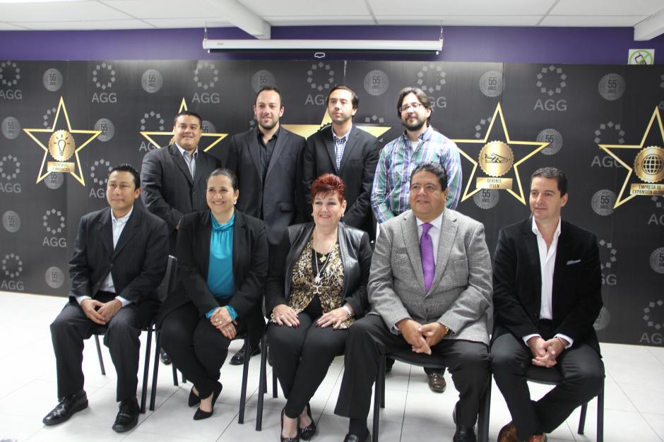 Los nominados a Gerente del A&ntilde;o 2014 por la Asociaci&oacute;n de Gerentes de Guatemala. &nbsp;(Foto: Antonio Ordo&ntilde;ez/Soy502)