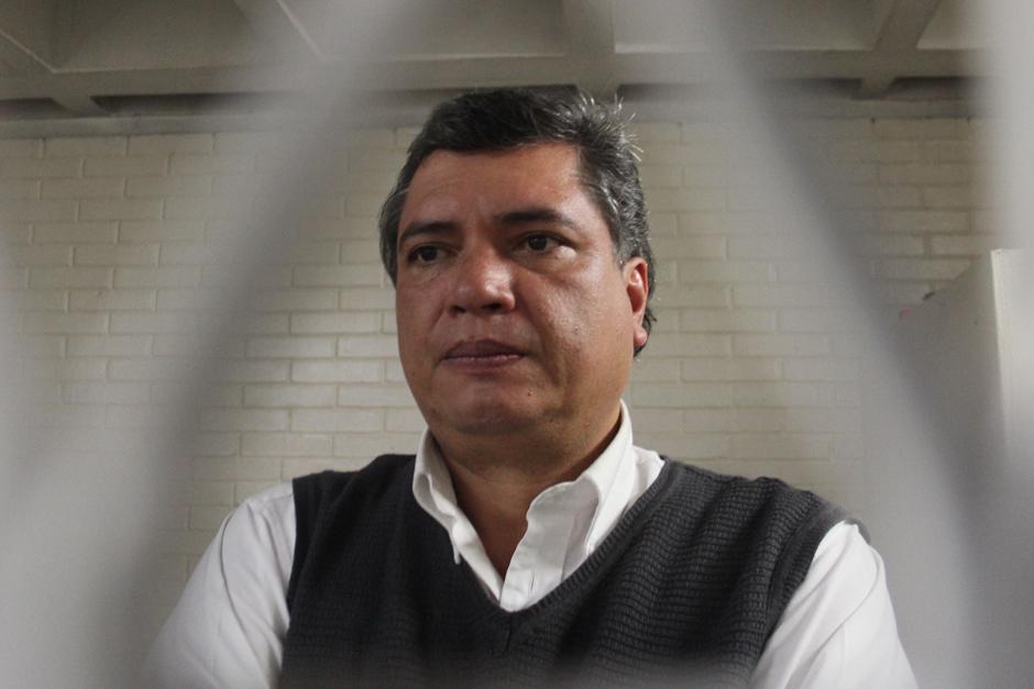 Gustavo Mart&iacute;nez se encuentra en la carceleta de Torre de Tribunales a la espera de la primera audiencia a realizarse el lunes. (Foto: Alejandro Bal&aacute;n/Soy502)