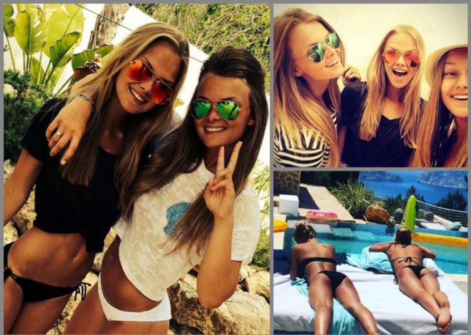 Las encantadoras, Romy, Jacky y Beau, hijas de Frank de Boer se mudan a Mil&aacute;n. (Foto: Instagram)