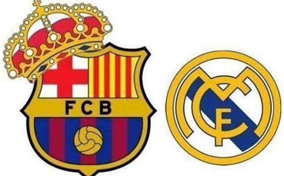 Los creativos le quitaron la corona que posee el escudo del Real Madrid y se lo colocaron al del Barcelona.&nbsp;