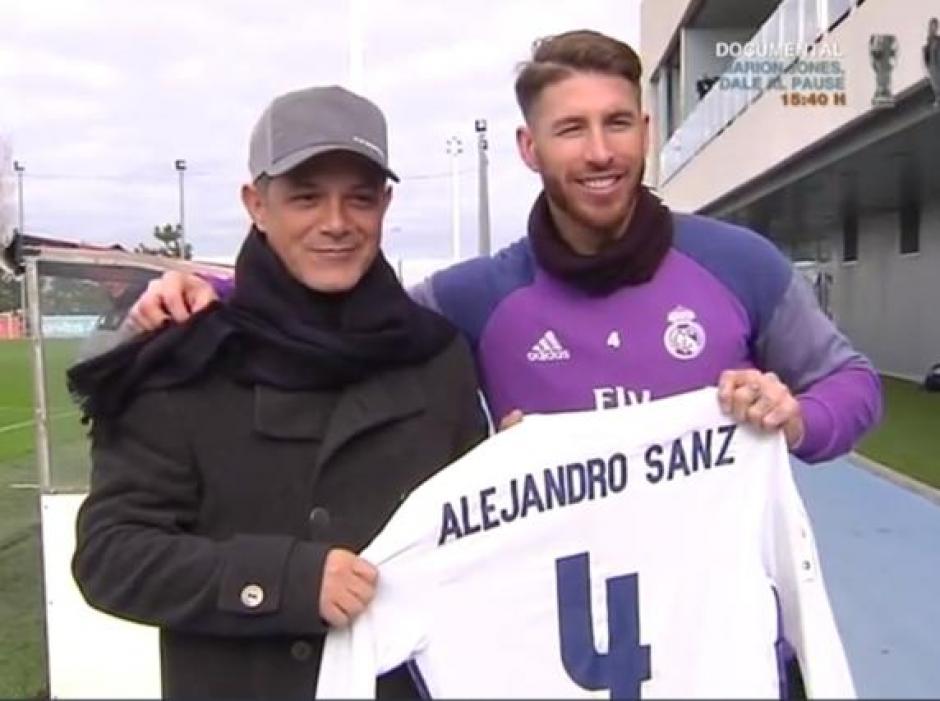 Sanz visit&oacute; a su amigo Sergio Ramos en la capital espa&ntilde;ola. (Foto: Instagram Sergio Ramos)