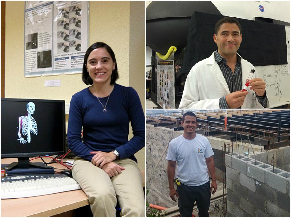 Marie André Destarac, Luis Zea y Antonio Aguilar son tres jóvenes innovadores que han logrado que sus proyectos tengan un éxito en sus respectivos campos de trabajo. (Fotos:&nbsp;Luis Monge, Luis Zea y&nbsp;Víctor Pérez)