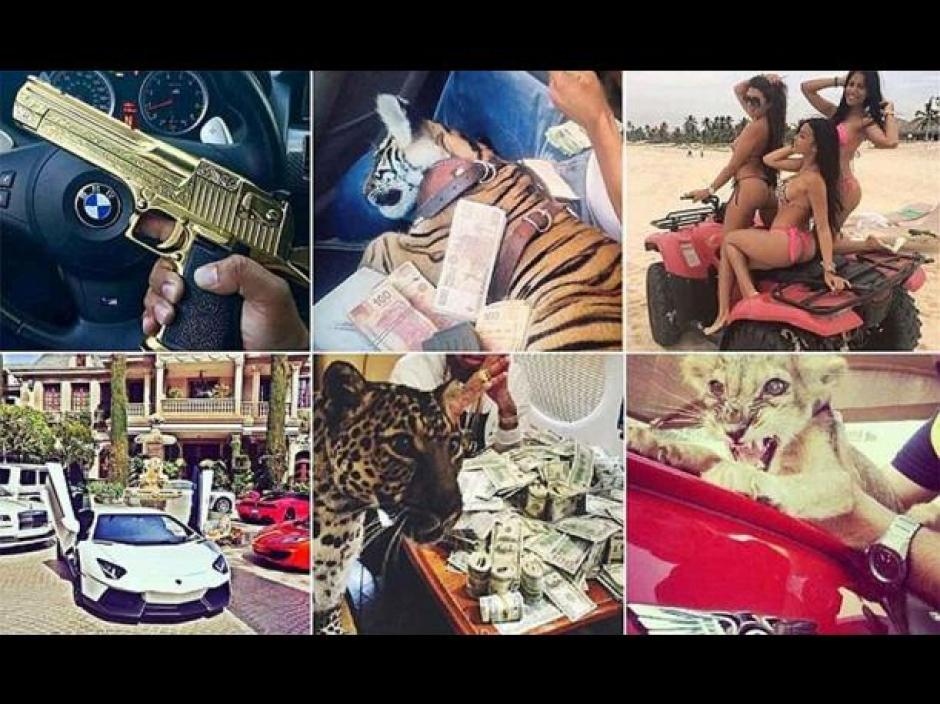 Casi todo lo que publican los narcos en Instagram es contra la ley.