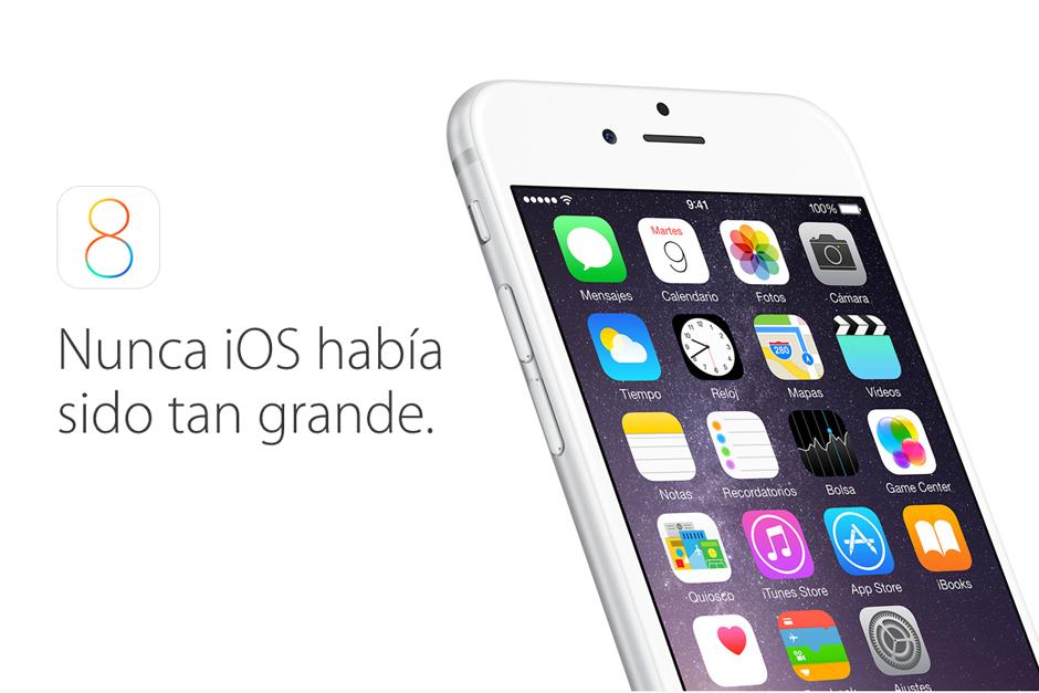 Apple ha publicado los datos de la instalaci&oacute;n del nuevo sistema operativo, cuatro d&iacute;as despu&eacute;s de que se lanzase oficialmente iOS 8. (Foto: Apple)