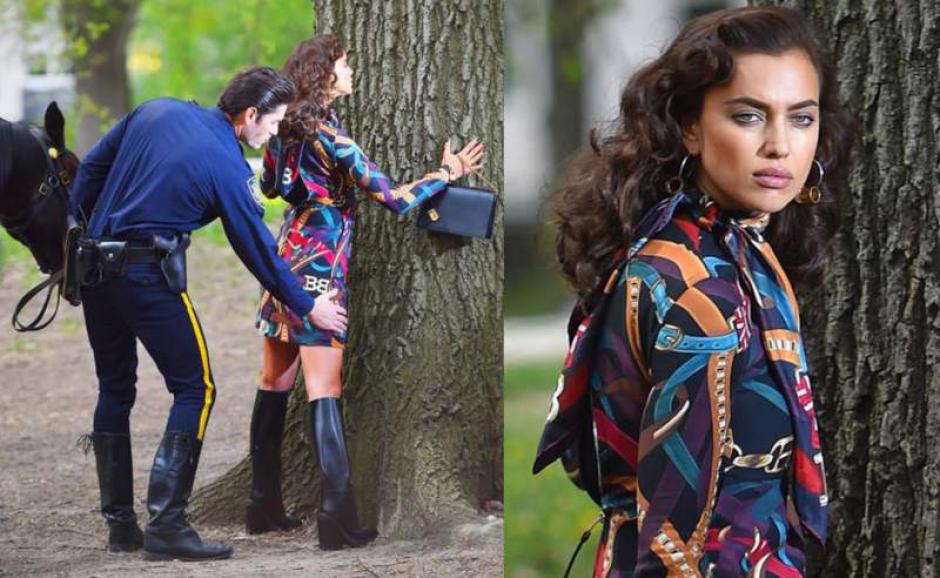 Irina personifica a una mujer malvada que huye de la polic&iacute;a. (Foto: diez.hn)