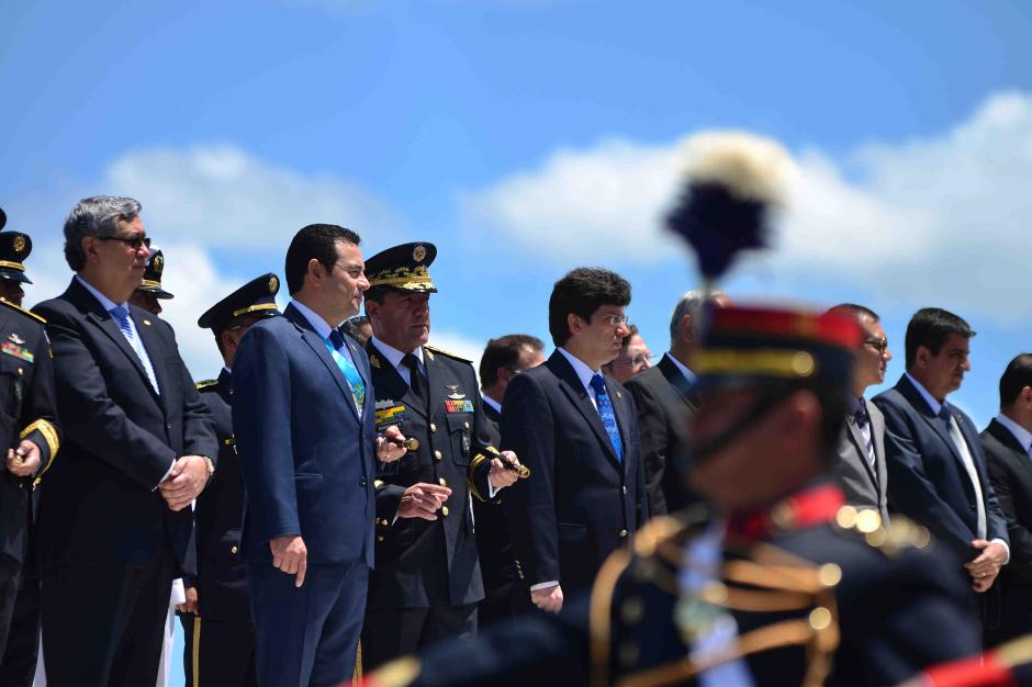 El presidente Morales record&oacute; que el pasado no se puede cambiar refiri&eacute;ndose al conflicto armado. (Foto: Jes&uacute;s Alfonso/Soy502)