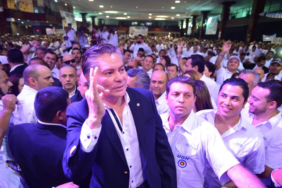 Mario Estrada fue proclamado como candidato presidencial de la UCN. (Foto: Jesús Alfonso/Soy502)