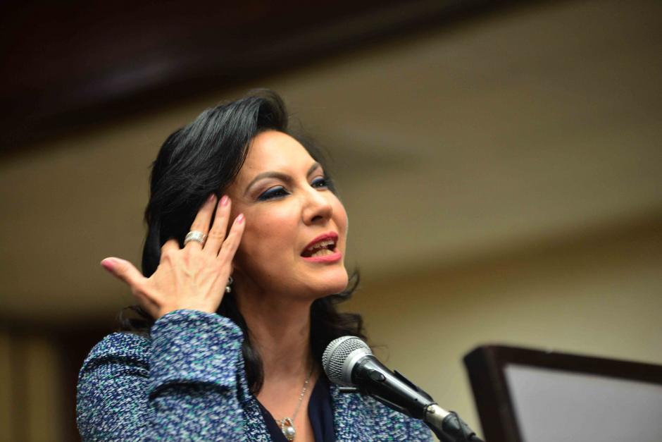 Zury acaparó la atención y quitó el protagonismo al partido que le respalda. (Foto: Jesús Alfonso/Soy502)