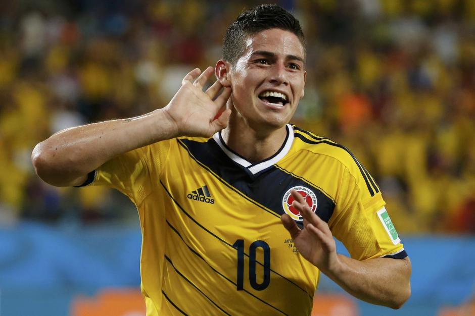 El delantero colombiano, James Rodr&iacute;guez venci&oacute; la tartamudez y ahora es un crack del futbol mundial. (Foto: EFE)