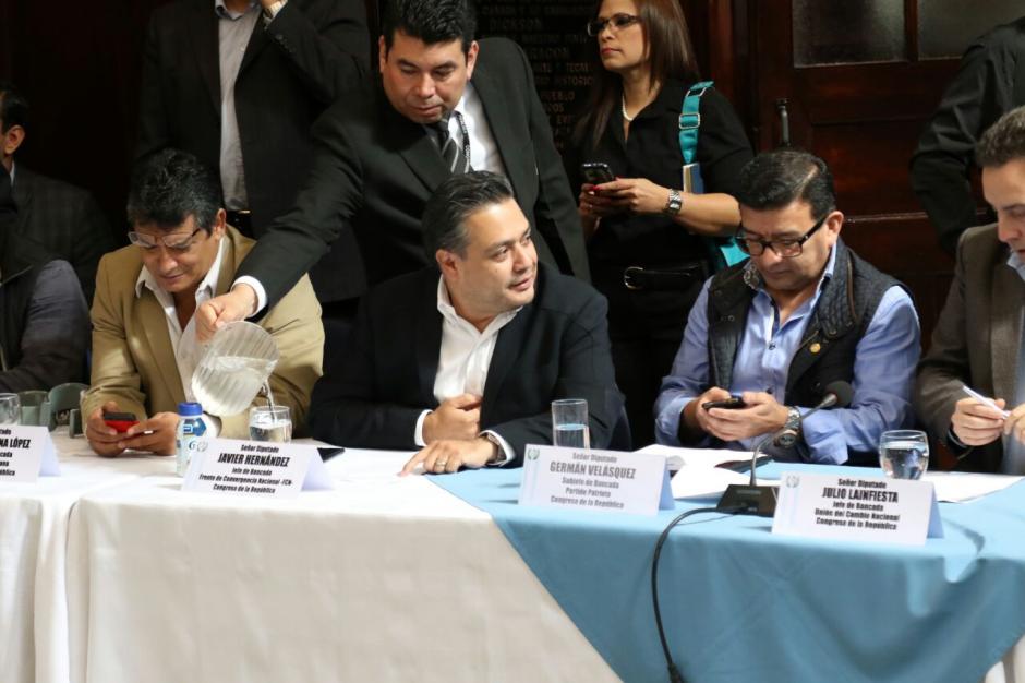 FCN encabez&oacute; las negociaciones para relevar a Taracena en la presidencia del Congreso. (Foto Alejandro Bal&aacute;n/Soy502)