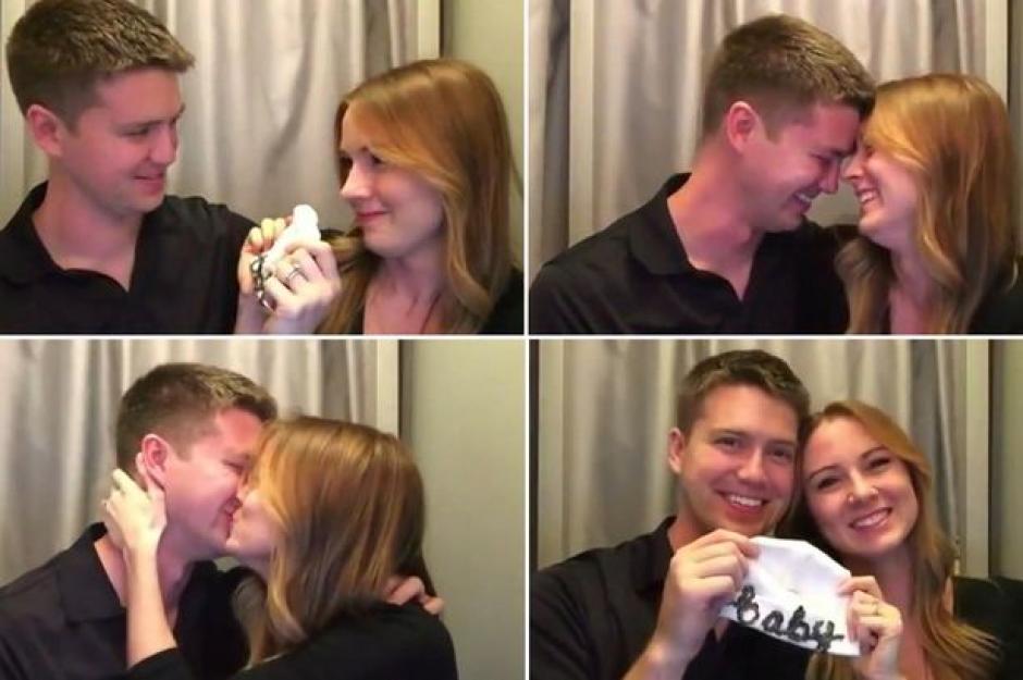 La pareja vivi&oacute; un momento especial y que fue grabado. El video se ha viralizado en las redes sociales por la original noticia de la esposa.&nbsp;