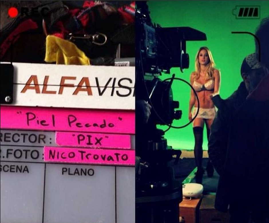 La modelo argentina Jesica Cirio dej&oacute; sus proyectos temporalmente para ser parte del video de Ricardo Arjona. (Foto: El Clar&iacute;n)&nbsp;